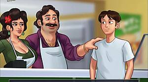 What happens in summertime saga 122 with big ass hentai action?