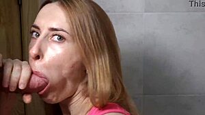 picked up cute milf at bar, got amazin blowjob in toilet!