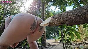 Man, I think bout stuffin wood in my ass when I pee outside, it itches bad!