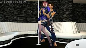 beauty officer gets hard fuck in 3d