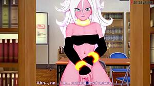 Android 21's transformation reveals sheer fantasy
