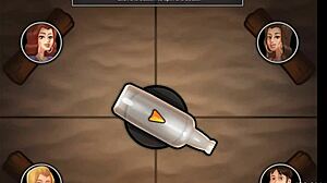 College Babes Spin Bottle For Big Dick