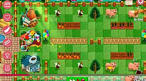 check out this booty farm flashing scene