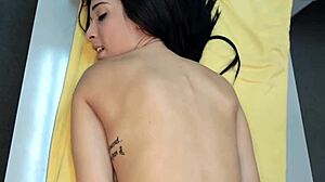 Lovely teen Mia Hurley in hardcore fucking with rough blowjob and pussy sucking in POV