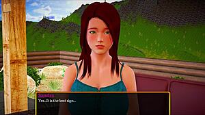 in my new family, the brunette with small tits and big ass gets involved in some wild hentai adventures