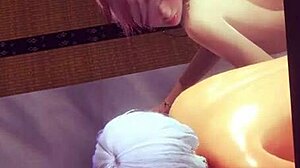 Three Sissy Crossdress Femboys Engage In Intense Threesome With Creampie In Japanese Asian Manga Anime Game Porn Gay