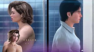 busty bbw milf landlady evelyn catches tenant masturbating in shower