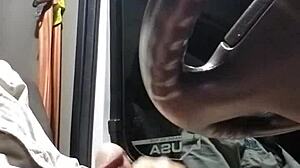 Yo, check this jerkoff cum with cockring stroking action! 🔥