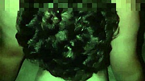 Wife enjoys nighttime sex