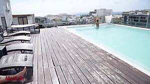 does this tanned babe want a creampie from a stranger?