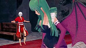 Morrigan fucks in 3d world