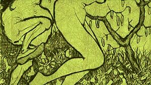 hey, take a look at this vintage erotic drawing with me, alright?