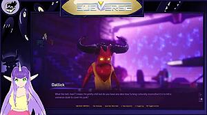 Blonde Milf Shows Big Tits in Subverse Hentai Game