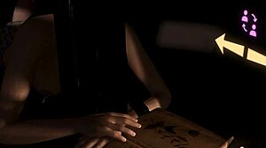 Cute petite horror queen fingers tight pussy until squirting