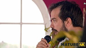 mature4k mature nymfa came to her young neighbour and seduced him with moaning.