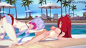 Kanade Am And Chris Yukine In Symphogear Hentai