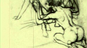 Vintage erotic drawings bring back steamy memories