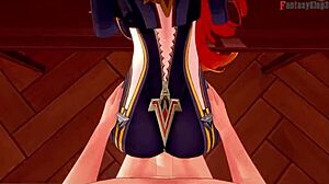 Wow! Mavuika's Wild Office Sex in Jean's Fantasy Anime!