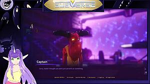 Blonde Milf Shows Big Tits in Subverse Hentai Game