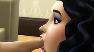 Stepmom Helps Stepson Lose Virginity with Bukkake.