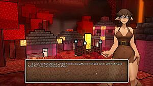 Hornycraft Parody Features Public Creampie In Crowd