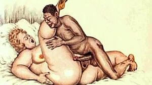 Vintage erotic illustration