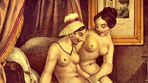 Vintage Cartoon Anime Hentai Drawings with Erotic Antique Themes