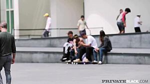 Alexis crystal and sofi goldfinger subtly share big black cock