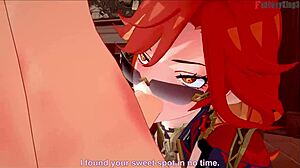 Wow! Mavuika's Wild Office Sex in Jean's Fantasy Anime!