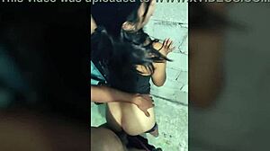 Fucking a Latina Brunette Against the Wall.