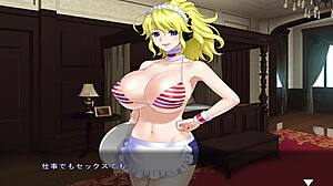 maid-san and boin game honey scene 5 in english