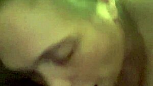 Stepson's Big Cock Feels Amazing in Brunette's Deepthroat Session