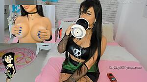 asmr intense sam manson cosplay ear licking and sexy feet