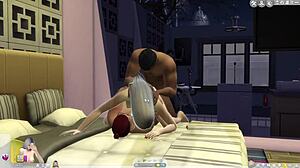 Feeling the intense passion in Sims 4 first person threesome
