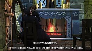 The lady's secret revealed in naughty 3d hentai game 😏