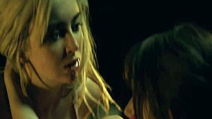 Unreal! Lexi Lore and Melody Marks turned carnal by a mysterious creature in wild scissoring action!