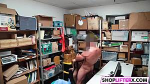 Officer has a hard penis for cutie audrey