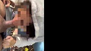 outdoor walk with wife flashing, turns into public fucking.