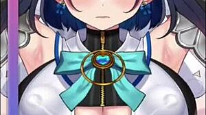 Aroused By Anime Woman's Huge Tits And Monster Cock