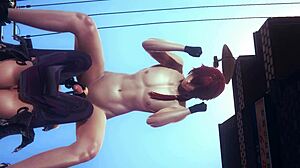 LOL Hentai - Jinx in Hardcore Japanese Cosplay Action