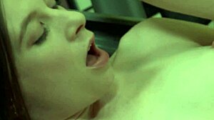 Amazing Brunette Shows Her Tits And Fingers Herself