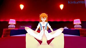 Rei and Asuka have intense sex!