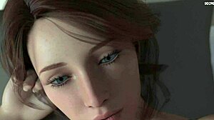 3d hentai pervert seduces slutty stepmom for sensual cartoon sex