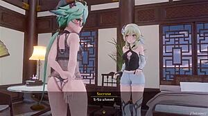 Futanari Lesbian Action In Pinksama Mondstadt Episode