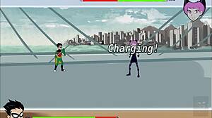 Kitten breaks Starfire's ass with anal in 18titans chapter 3