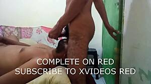 Homemade Gay Couple Exchanges Super Blowjobs On Big Asses!