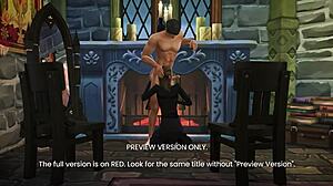 The lady's secret revealed in naughty 3d hentai game 😏