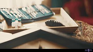 Unreal! Lexi Lore and Melody Marks turned carnal by a mysterious creature in wild scissoring action!