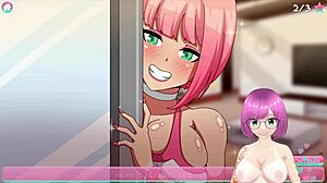 Zoey and Horney Roommates Clash in Wild Anime Action