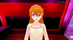 Rei and Asuka have intense sex!